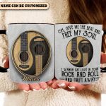 Oh Give Me The Beat - Personalized Guitar Accent Mug