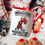 I'M Currently Unsupervised - Chicken Accent Mug