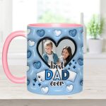 Best Dad Ever - Personalized Father Accent Mug