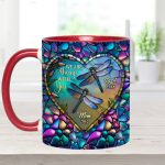 Dragonfly I'M Always With You - Personalized Memorial Accent Mug