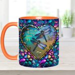Dragonfly I'M Always With You - Personalized Memorial Accent Mug