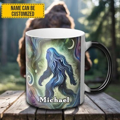 Cosmic Footsteps – Personalized Bigfoot Accent Mug