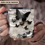 Butterfly Accent Mug - Personalized Accent Mug
