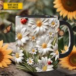 Daisy Flower - Personalized Accent Mug