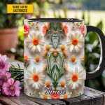 Daisy Flower Accent Mug - Personalized Accent Mug
