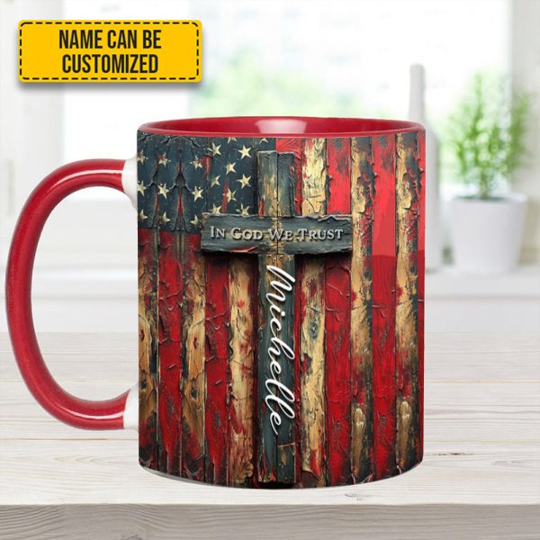 God Accent Mug - Personalized Accent Mug