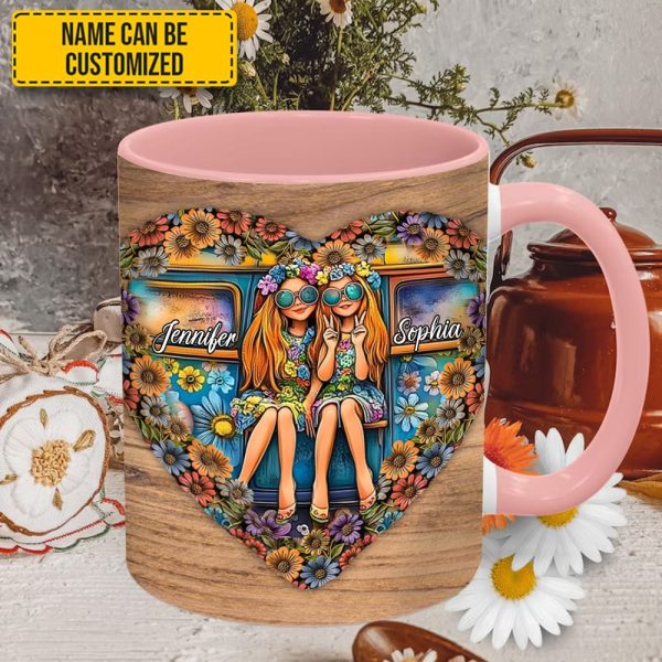 Hippie Personalized Accent Mug