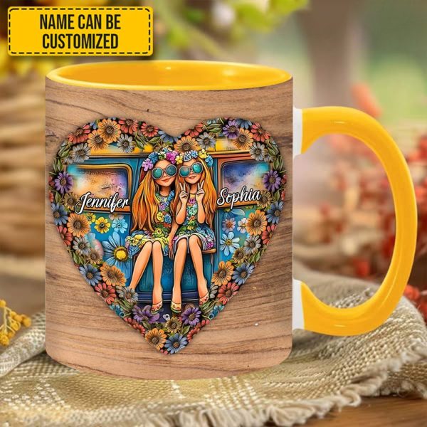 Hippie Personalized Accent Mug