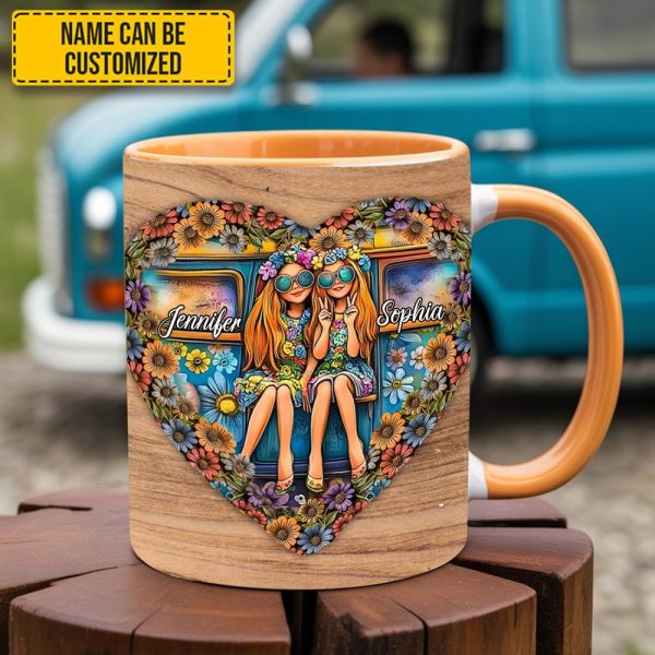 Hippie Personalized Accent Mug
