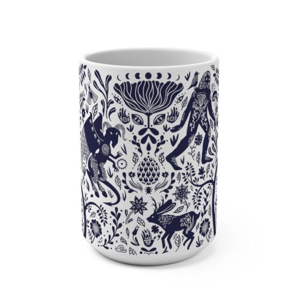 Cryptid Collective – Original Blue Forest Accent Mug
