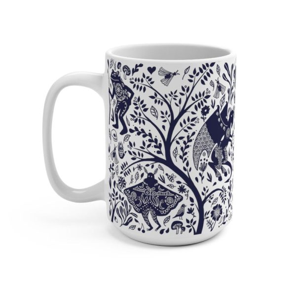Cryptid Collective – Original Blue Forest Accent Mug