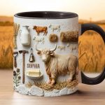 Highland Cows - Personalized Cow Accent Mug