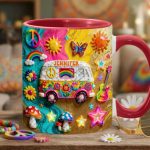 Hippie Souls - Personalized Hippie Accent Mug