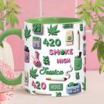 Stoner Chick, Personalized Weed Accent Mug