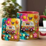 Hippie Souls - Personalized Hippie Accent Mug