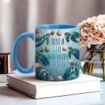Turtle Lovers, Personalized Turtle Accent Mug