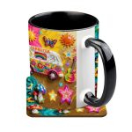 Hippie Souls - Personalized Hippie Accent Mug