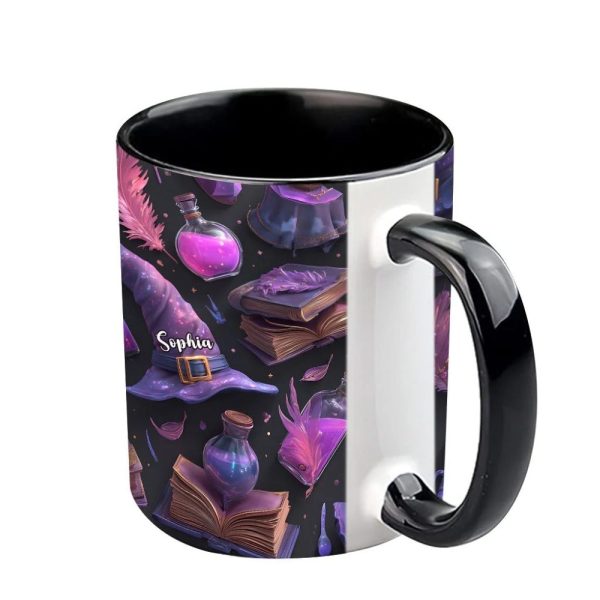 Purple Witch - Personalized Witch Accent Mug