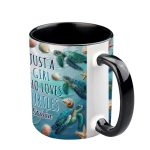 Turtle Lovers, Personalized Turtle Accent Mug