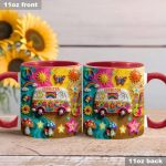 Hippie Souls - Personalized Hippie Accent Mug