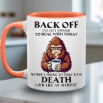 Funny Bigfoot Coffee Accent Mug