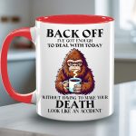 Funny Bigfoot Coffee Accent Mug