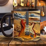 Love Guitar - Personalized Guitar Accent Mug