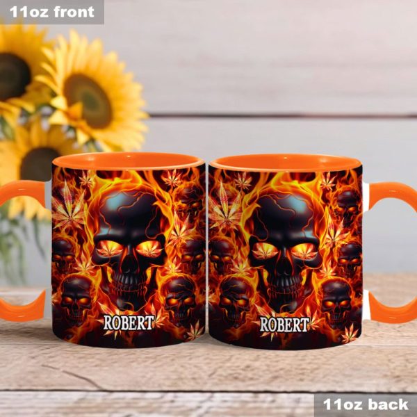 Free Your Mind - Personalized Weed Accent Mug