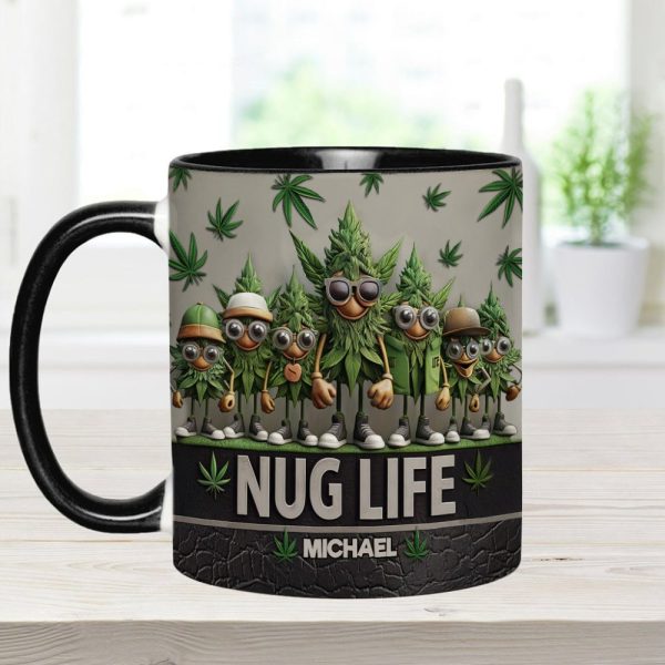 Nug Life - Personalized Weed Accent Mug