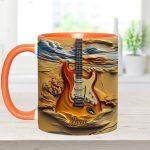 Love Guitar - Personalized Guitar Accent Mug