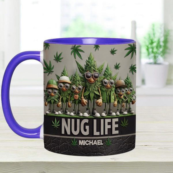 Nug Life - Personalized Weed Accent Mug