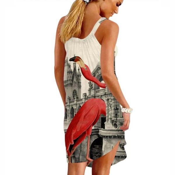 Flamingo Vintage British Style Hawaiian Shirt