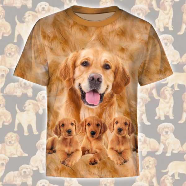Golden Retriever Great Funny Button'S Up Shirts Hawaiian Shirt