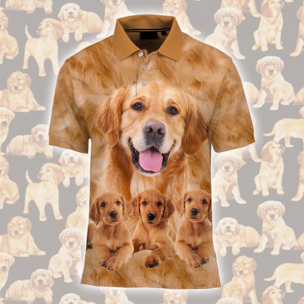 Golden Retriever Great Funny Button'S Up Shirts Hawaiian Shirt