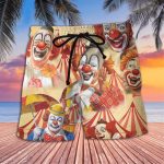 Clown Funny Happy Men'S Button'S Up Shirts Hawaiian Shirt