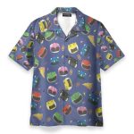 Mighty Morphin Power Rangers Cosplay Costumes Hawaiian Shirt & Beach Shorts