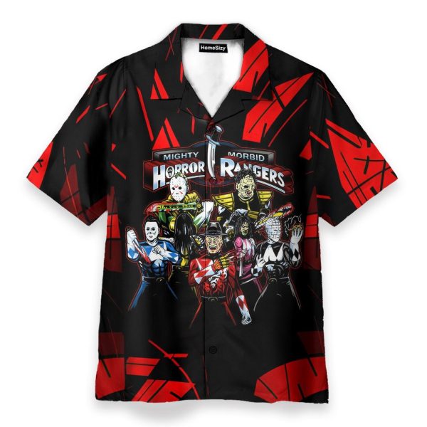 3D Horror Rangers Custom Cosplay Hawaiian Shirt Qt305180Lb