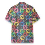 Mighty Morphin Power Rangers Movie Helmet Hawaiian Shirt & Beach Shorts