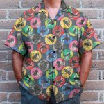 Mighty Morphin Power Rangers Movie Helmet Hawaiian Shirt & Beach Shorts