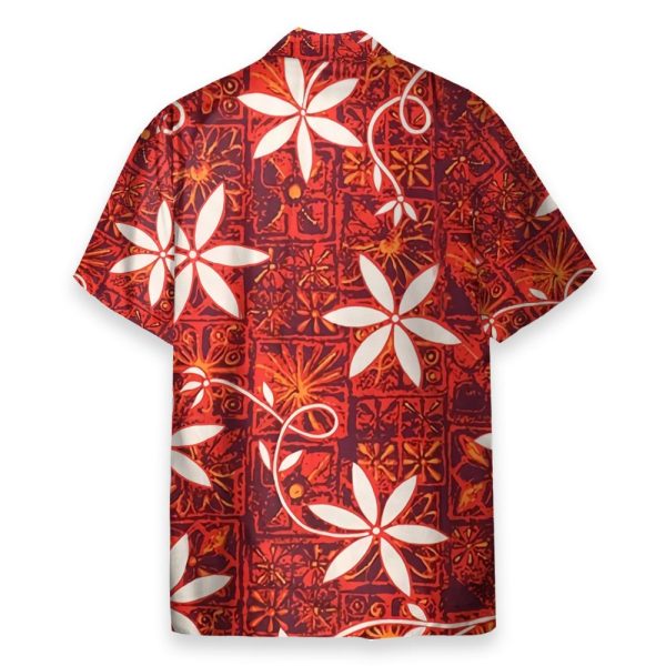 Elvis Presley Red Summer Cosplay Costume Hawaiian Shirt & Beach Shorts