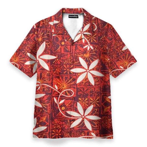 Elvis Presley Red Summer Cosplay Costume Hawaiian Shirt & Beach Shorts