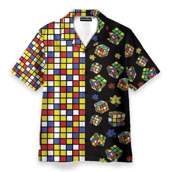 Rubik Men'S Button'S Up Shirts Hawaiian Shirt & Beach Shorts