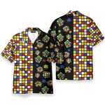 Rubik Men'S Button'S Up Shirts Hawaiian Shirt & Beach Shorts