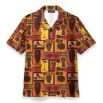 Drums Percussion Sets Egyptian Hawaiian Shirt & Beach Shorts