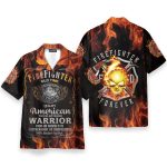 Firefighter Old Time American Thick-Skinned Warrior Hawaiian Shirt