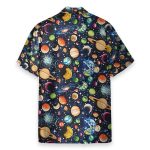 Solar System, Galaxy, Universe Pattern Hawaiian Shirt & Beach Shorts