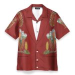 Billy Gibbons Zz Top Cosplay Costume Hawaiian Shirt