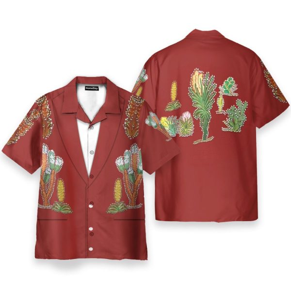 Billy Gibbons Zz Top Cosplay Costume Hawaiian Shirt