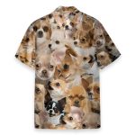 Chihuahua Awesome Funny Button'S Up Shirts Hawaiian Shirt