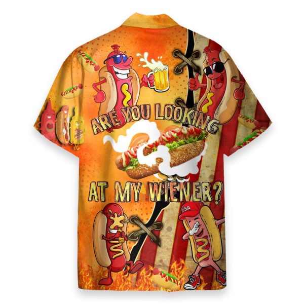 Are You Looking At My Wiener Hawaiian Shirt
